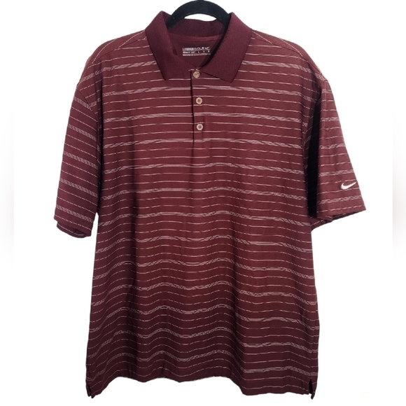 Nike Mens Fit Dry Golf Polo Size Large - Picture 1 of 9